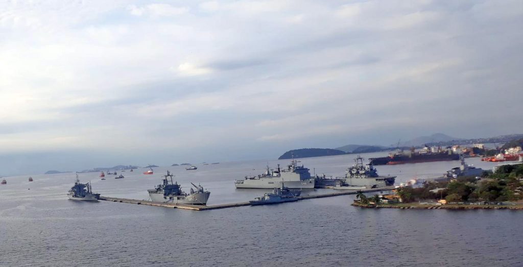 Navios da Marinha do Brasil na Base Naval do Rio de Janeiro - Foto Marcos Silva