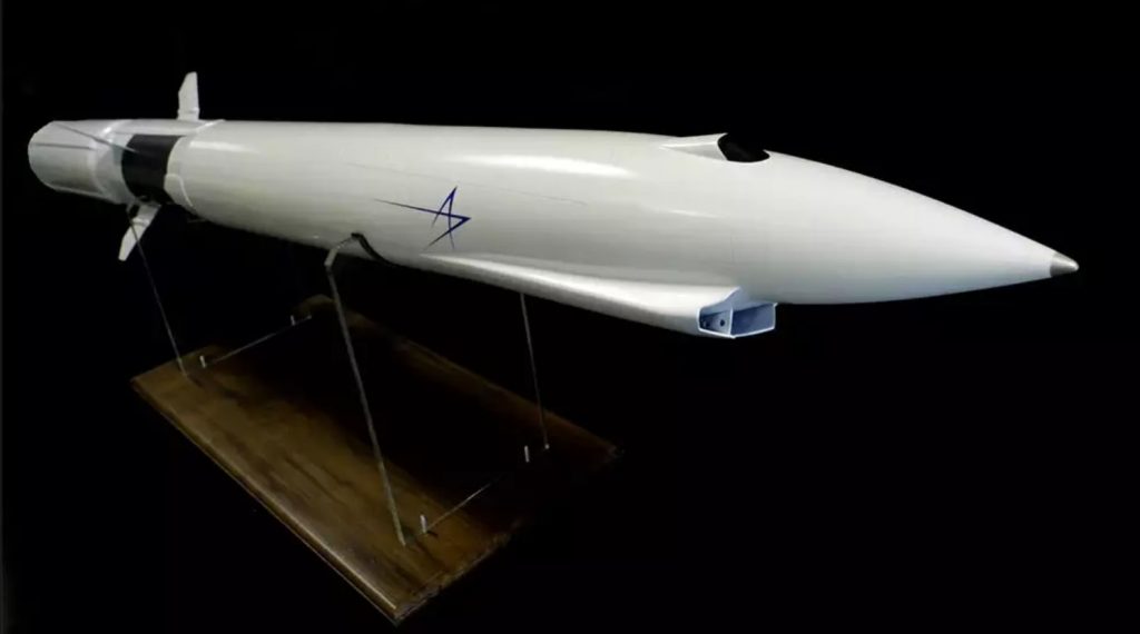 Maquete do míssil LRASM-B. O novo míssil supersônico lançado de submarino pode ser baseado nele
