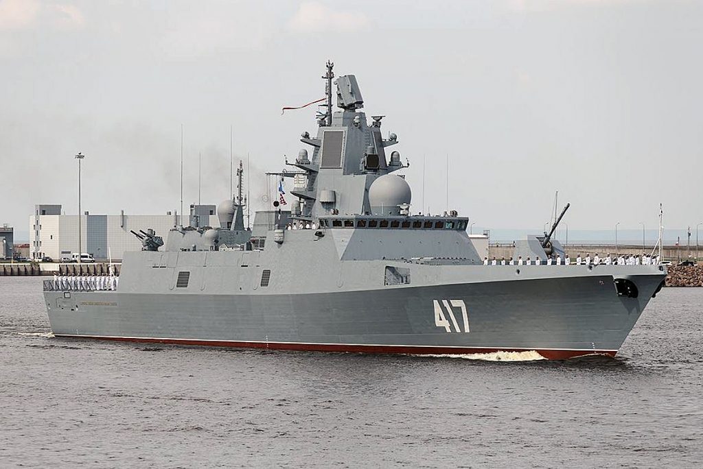 Almirante Gorshkov em desfile naval