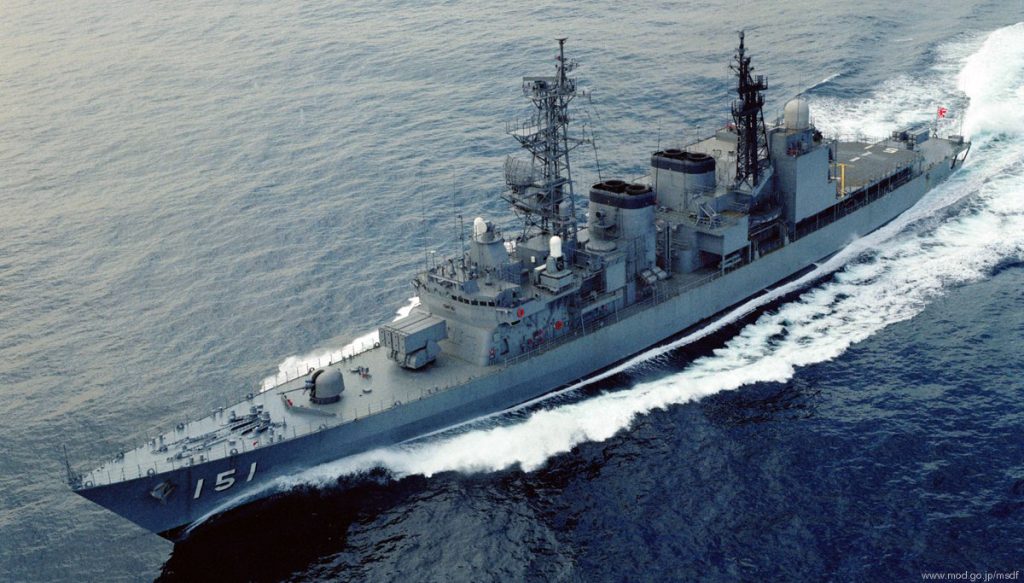 Destróier Asagiri DD-151, da Força Marítima de Auto-Defesa do Japão