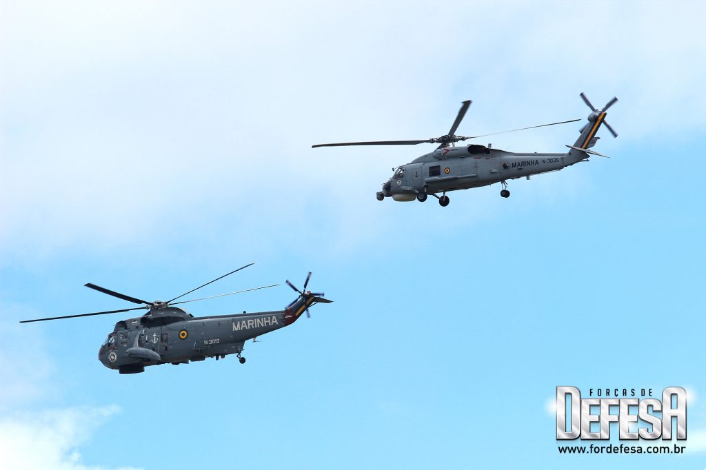 Despedida do Sea King no Aniversário da Força Aeronaval em 2012