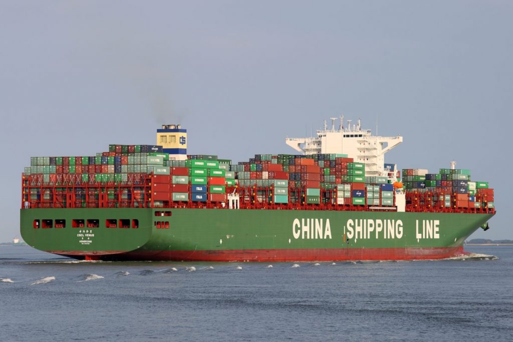 CSCL Venus, imagem via Daniel Eckhart