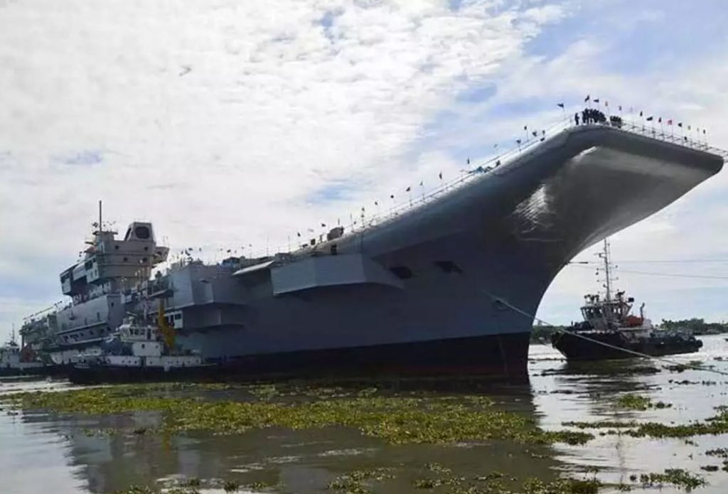 Futuro INS Vikrant, primeiro Indigenous Aircraft Carrier (IAC-1) indiano