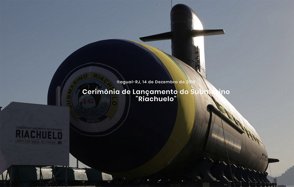 ARMADA DE BRASIL - Página 5 Lan%C3%A7amento-do-Submarino-Riachuelo