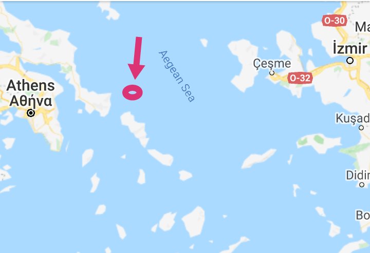 Submarino turco em águas gregas