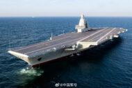 IMAGENS: Novo porta-aviões ‘Fujian’ da China finaliza primeiros testes de mar com sucesso