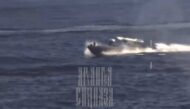 VÍDEO: Barcos BK-16 da frota russa no Mar Negro destroem drone naval antiaéreo Magura V5 da Ucrânia