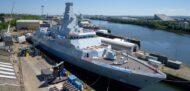 Princesa de Gales batiza HMS Glasgow, primeira fragata Type 26 da Marinha Real Britânica