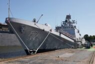 Índia recebe fragata ‘Tamala’ em cerimônia em Kaliningrado