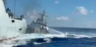 Choque entre navios da Marinha e Guarda Costeira da China em tentativa de bloqueio de navios filipinos