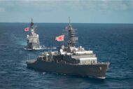 Navios de treinamento da Força Marítima de Autodefesa do Japão chegam ao Porto de Santos