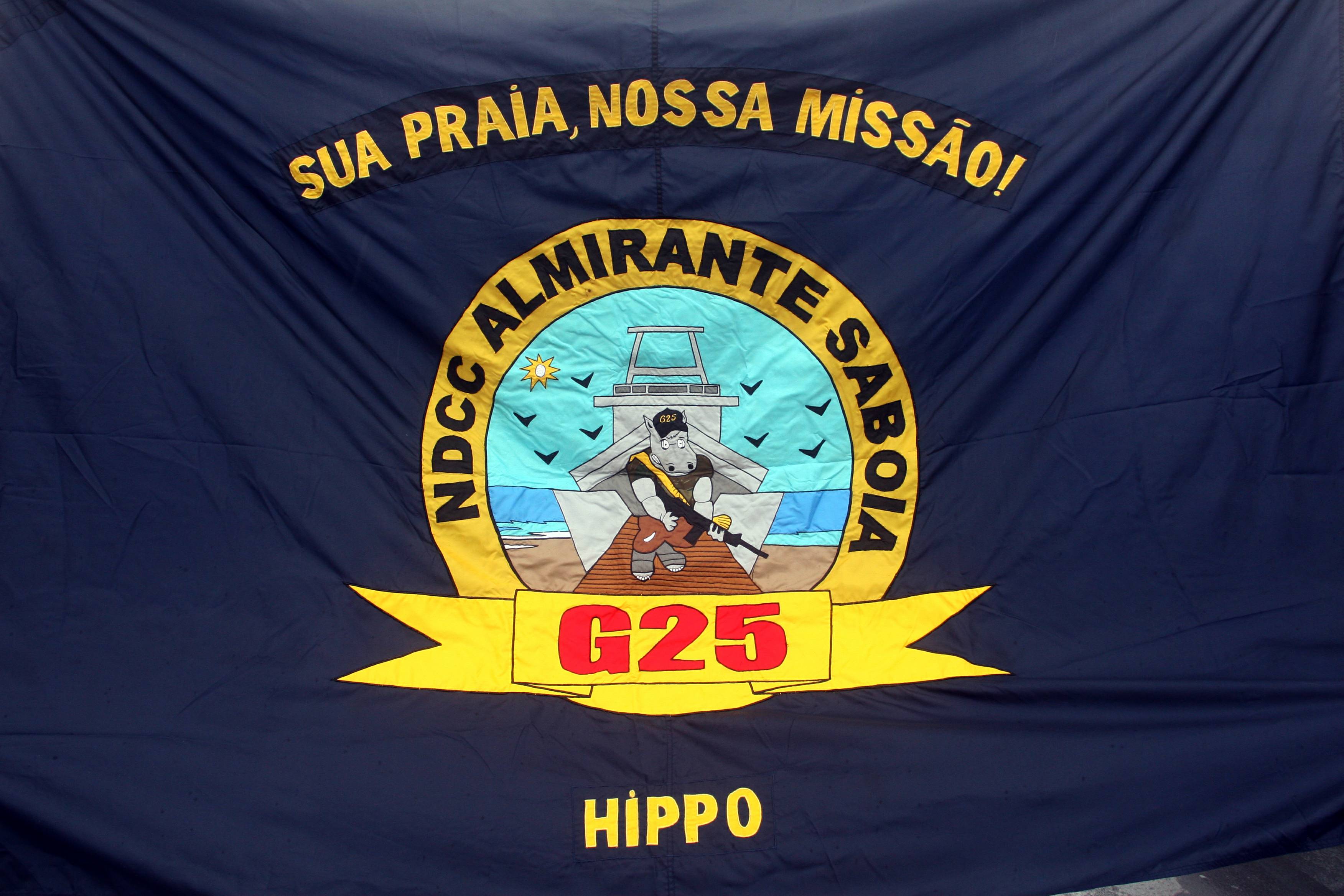 Bandeira de Faina do Hippo. (foto: Luiz Padilha)