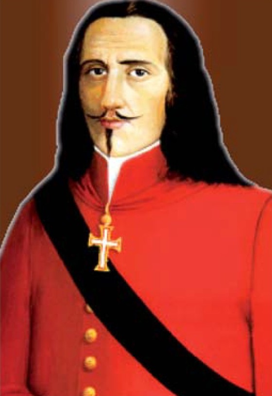 João Fernandes Vieira. (Reproduzido da Revista Verde Oliva do Exército Brasileiro)