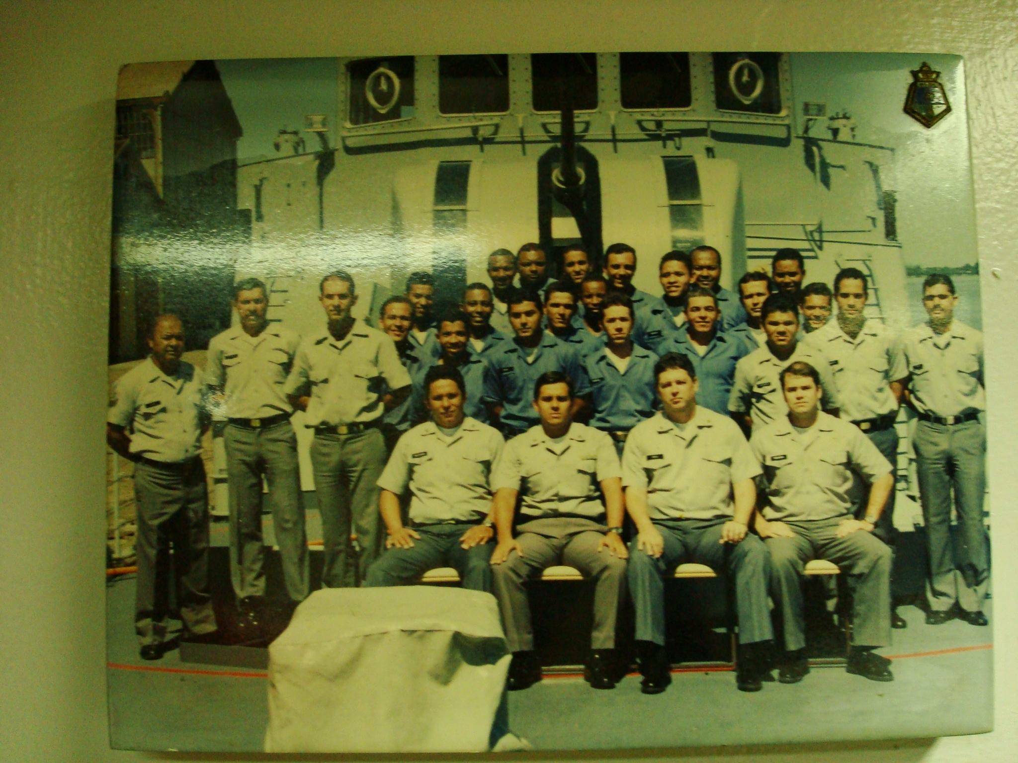 Foto com a primeira tripulação do NPa Guajará. (foto: NGB - Bruno Pricolli)