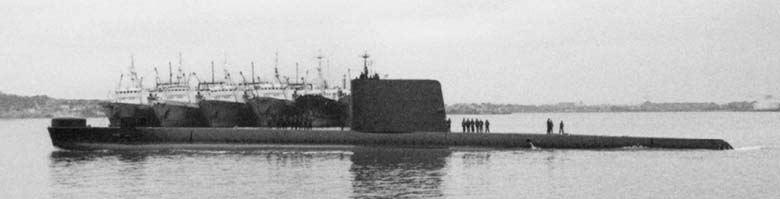 O Submarino Humaitá. (foto: SRPM)