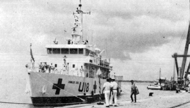 O Oswaldo Cruz, chegando pela primeira vez em Belém-PA em 1984. (foto: SRPM)