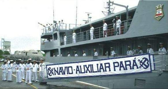 Cerimonia de Mostra de Armamento e Incorporação a Armada do NA Pará, na Base Naval de Val-de-Cães, em Belém do Pará. (foto: SRPM).