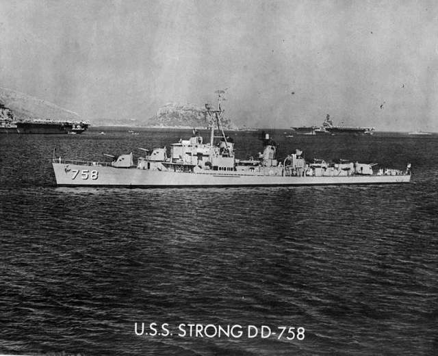 Ngb Contratorpedeiro Uss Strong Dd 758