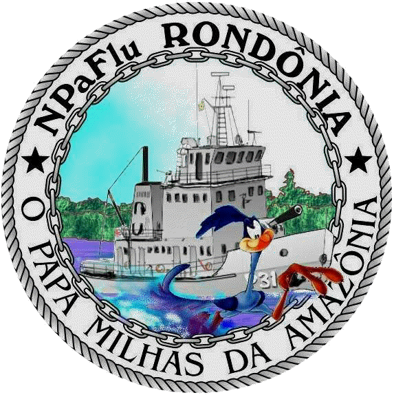 Brasão tipo bolacha do NPaFlu Rondônia - P 31. (foto: NPaFlu Rondônia)