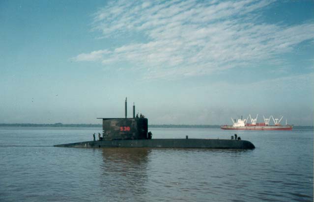 O Submarino Tupi - S 30. (foto: SDM)